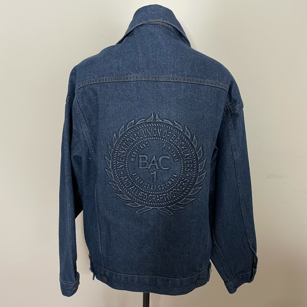 Denim Jacket Embossed and Embroidered